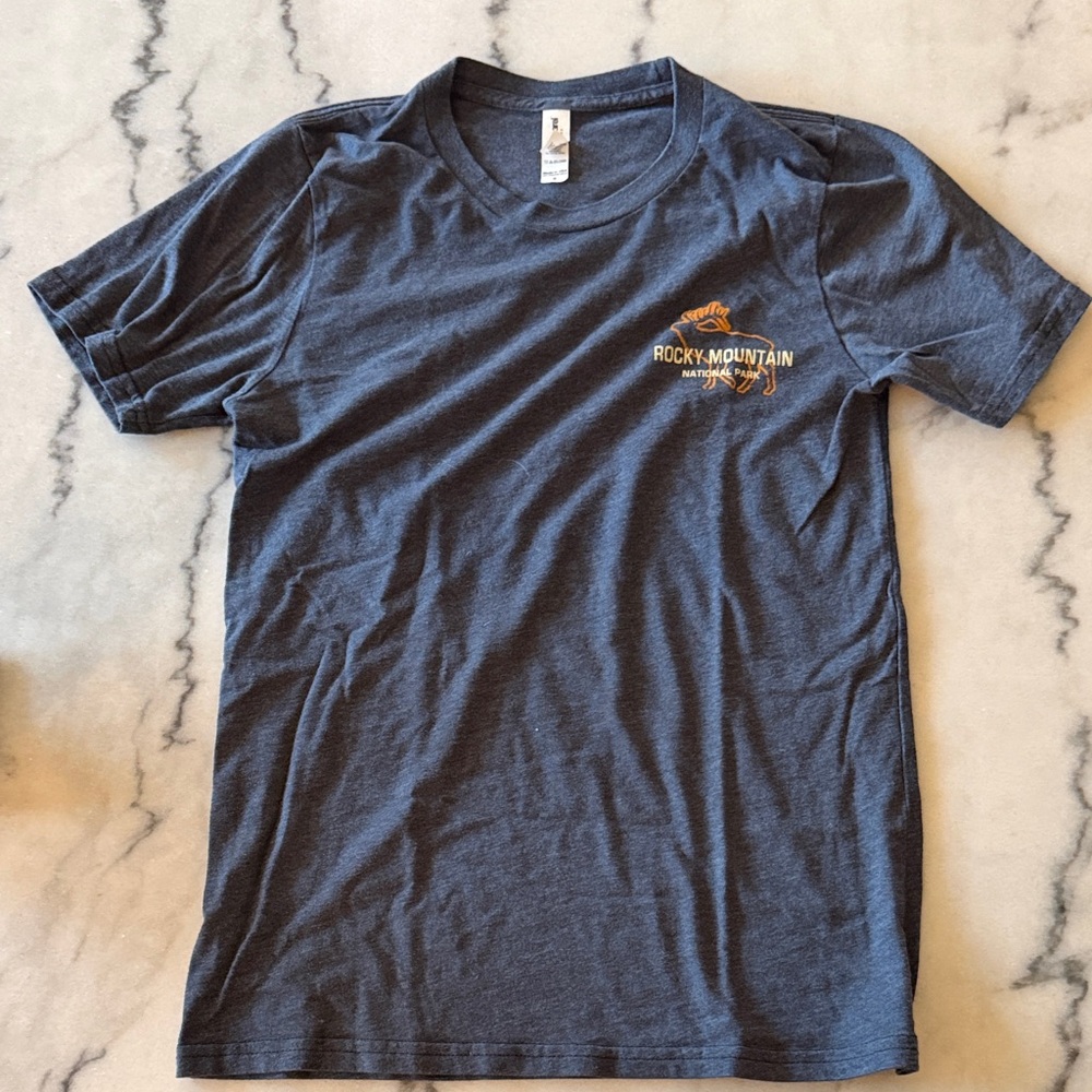 Rocky Mountain Navy Blue Short Sleeve Tee